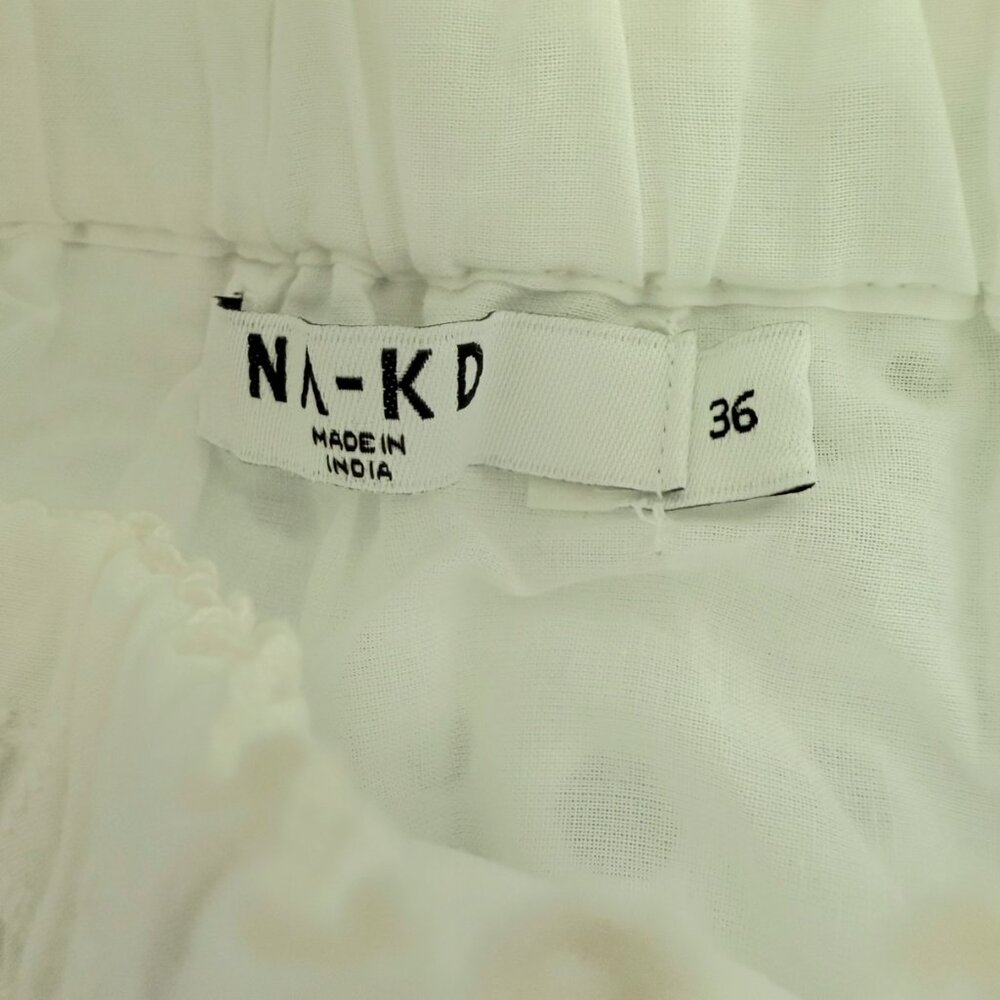 NA-KD Women's White Skirt - Picture 6 of 6